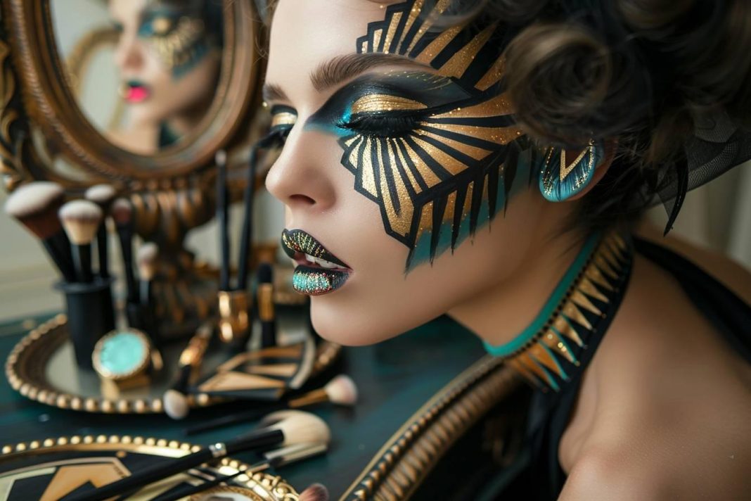 Art deco maquillage