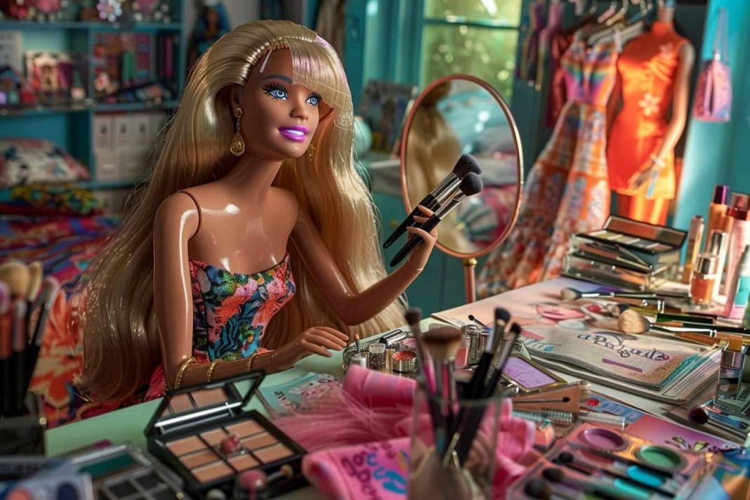 Barbie maquillage et habillage