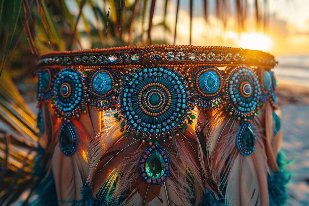 Ceinture bijoux, un style boho