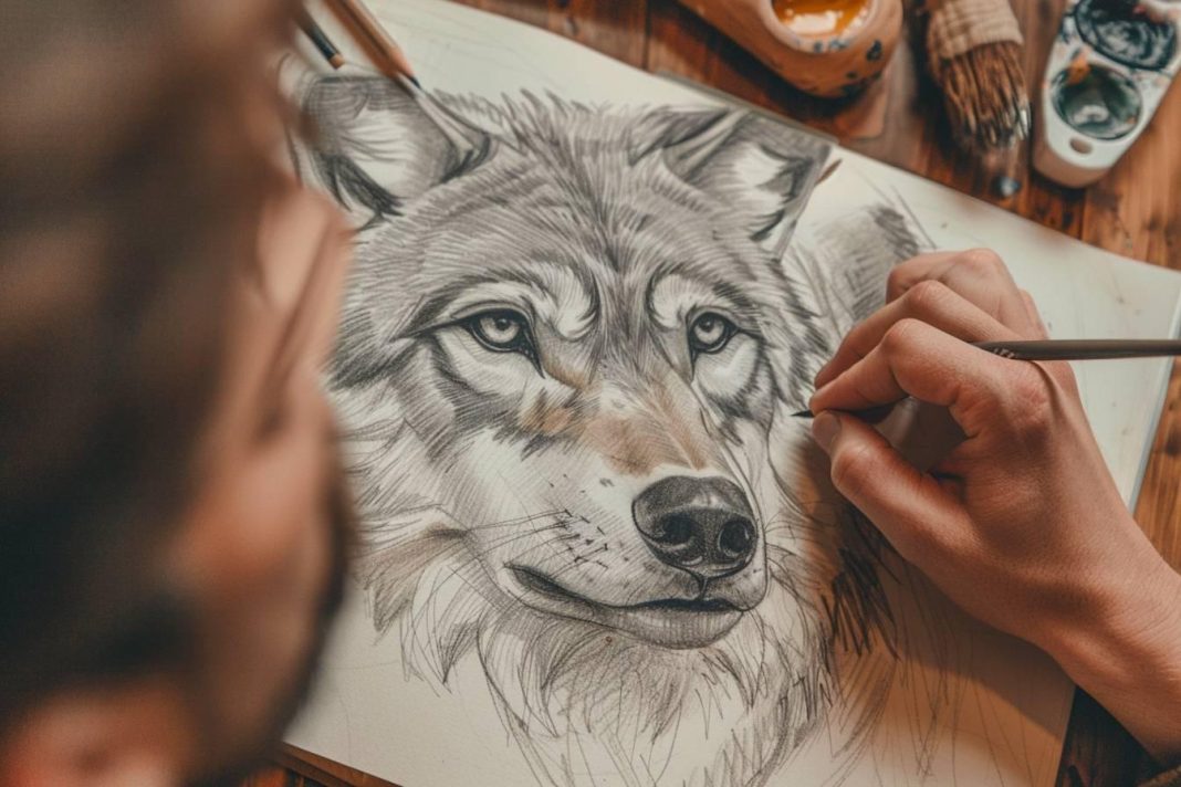 Comment dessiner un loup facilement ?