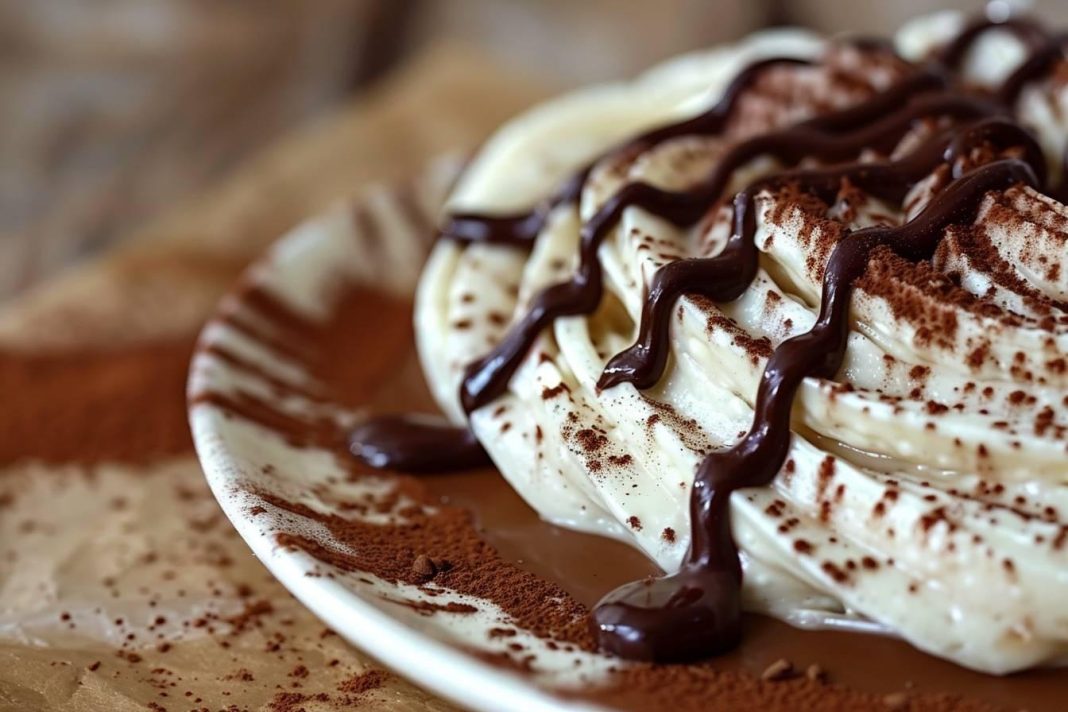 Ganache montée au chocolat noir ou blanc, elle est délicieuse