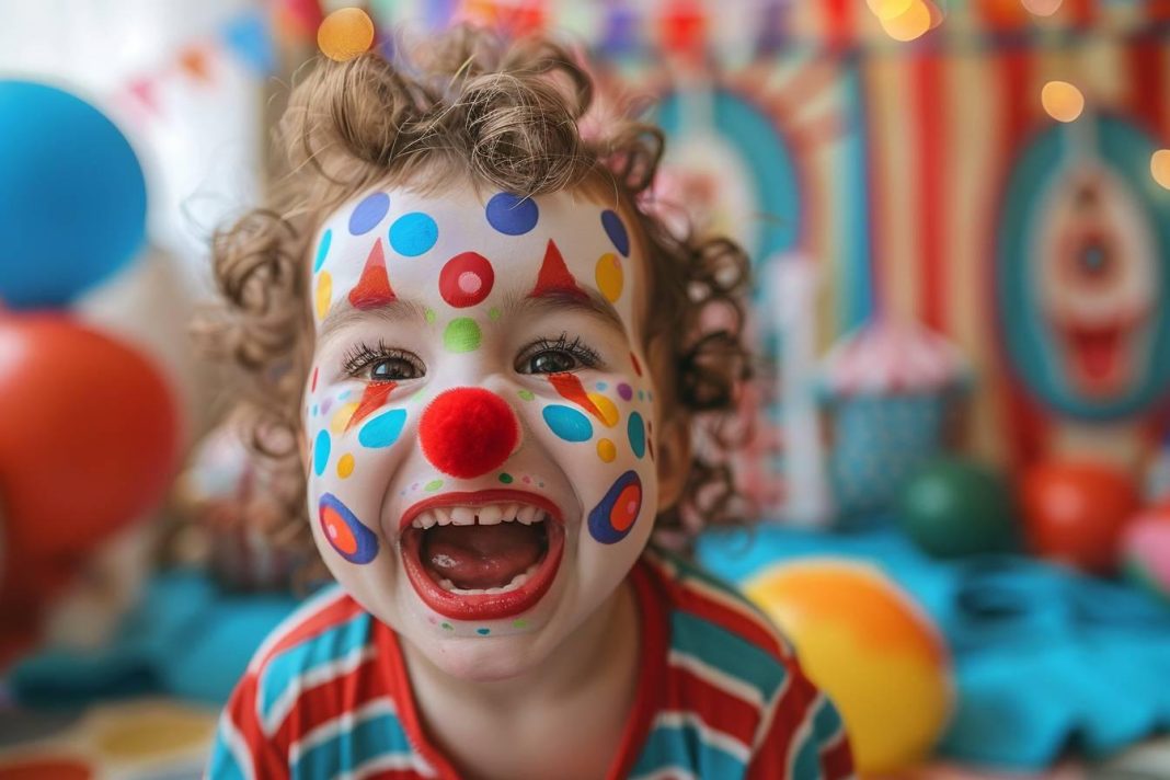 Maquillage clown enfant