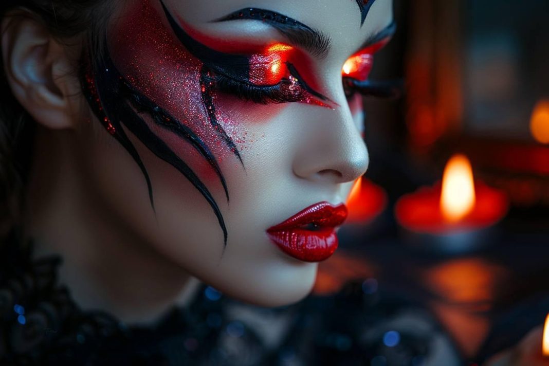 Maquillage de diablesse