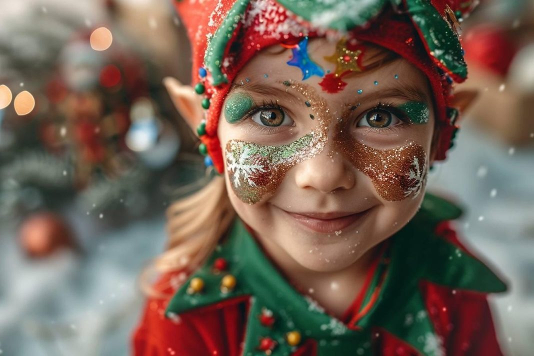 Maquillage enfant noel