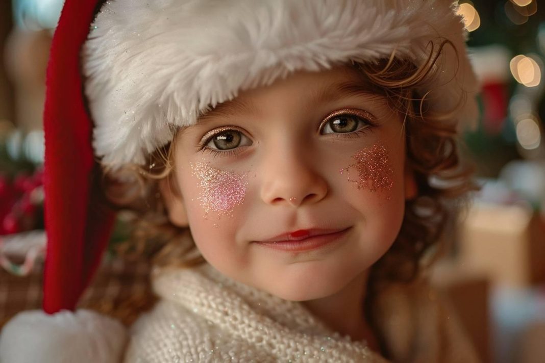 Maquillage enfant noel