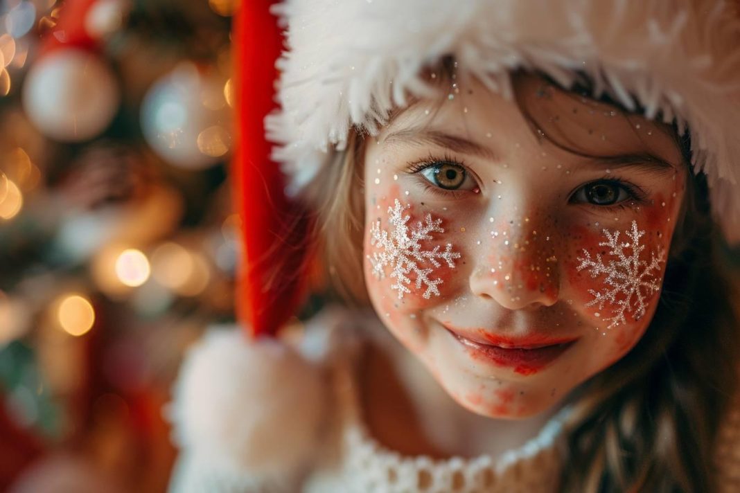 Maquillage enfants noel