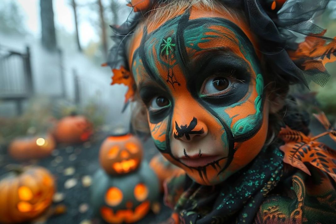 Maquillage halloween enfant