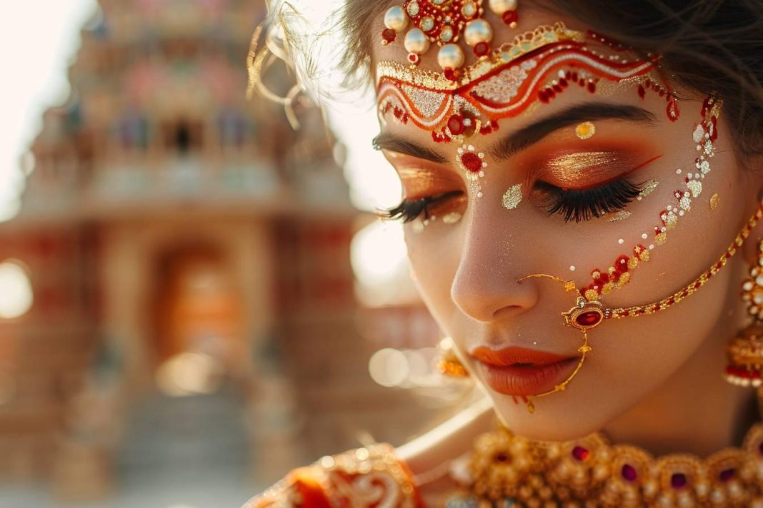 Maquillage indienne