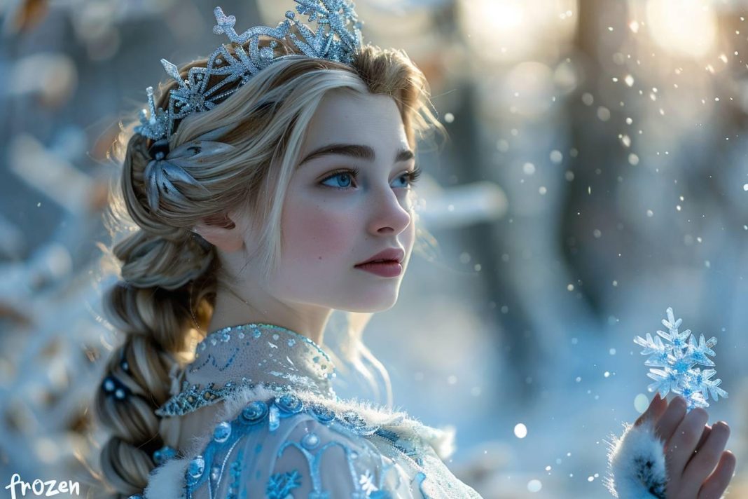 Maquillage la reine des neiges