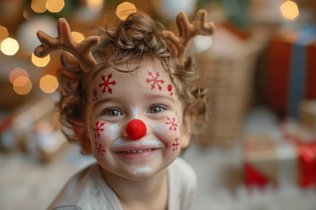 Maquillage noel enfant