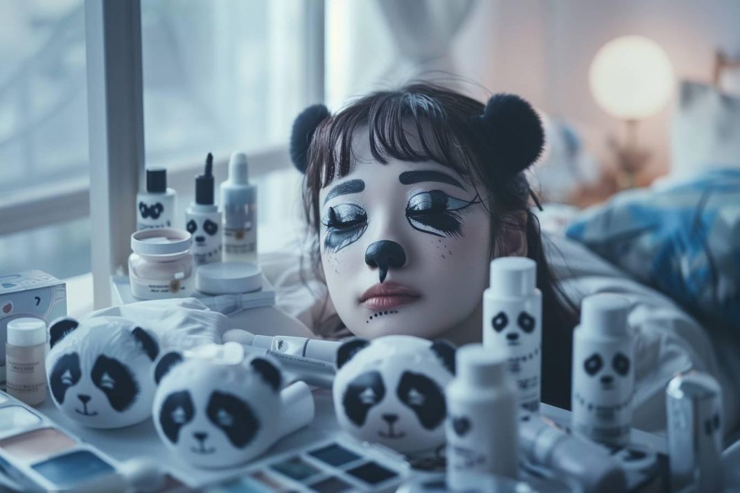 Maquillage panda