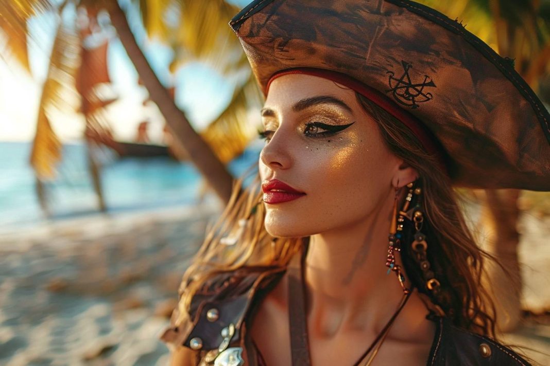 Maquillage pirate femme