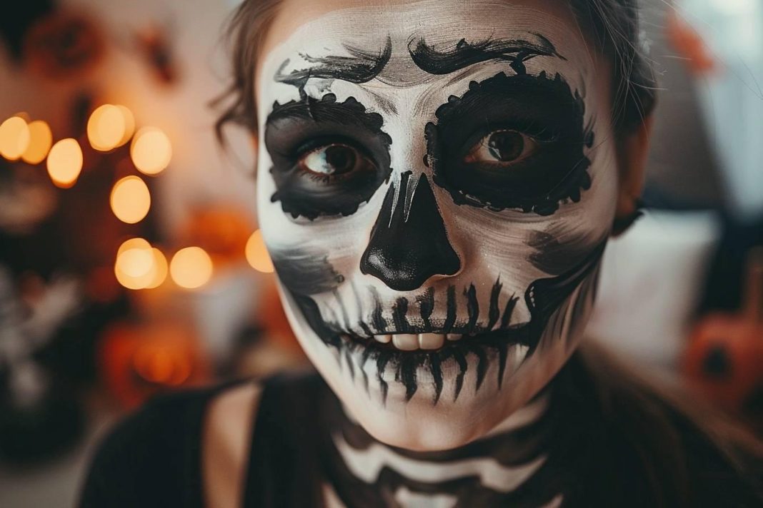 Maquillage simple halloween