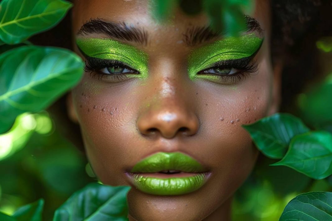 Maquillage vert