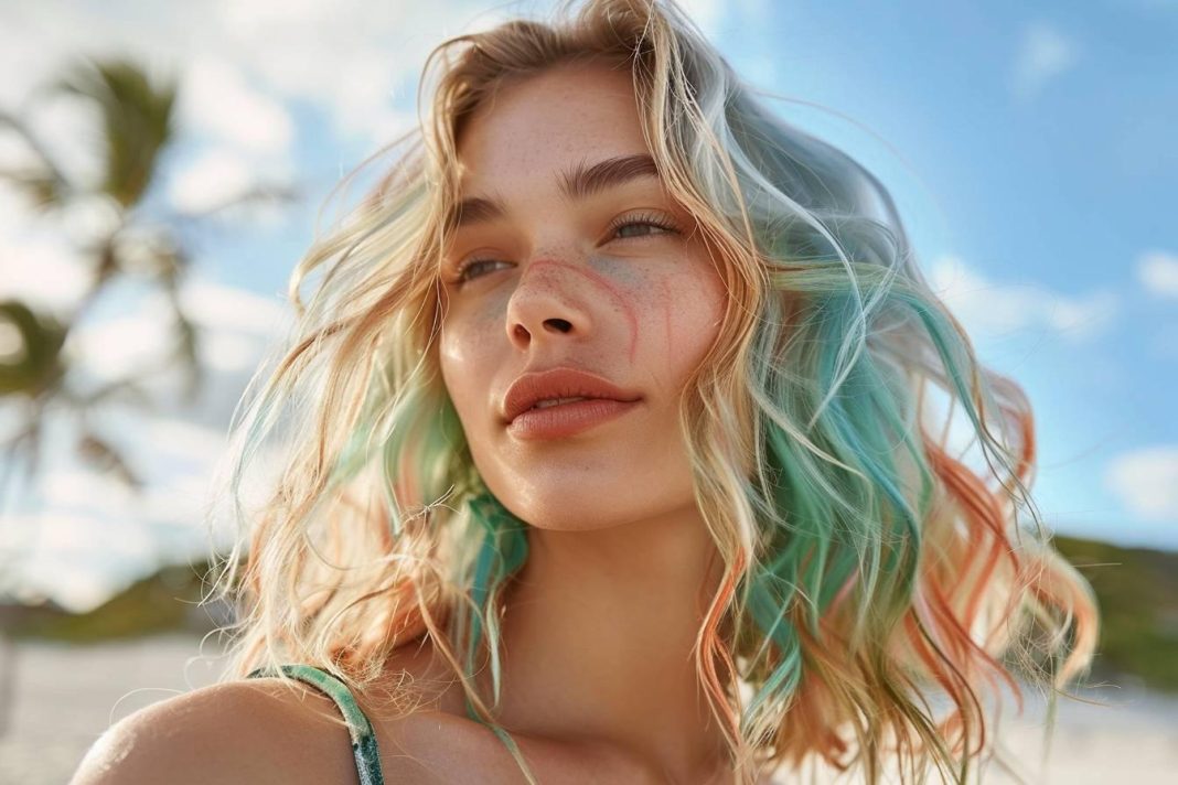 Tie and dye blond : est-ce une coloration toujours en vogue actuellement ?