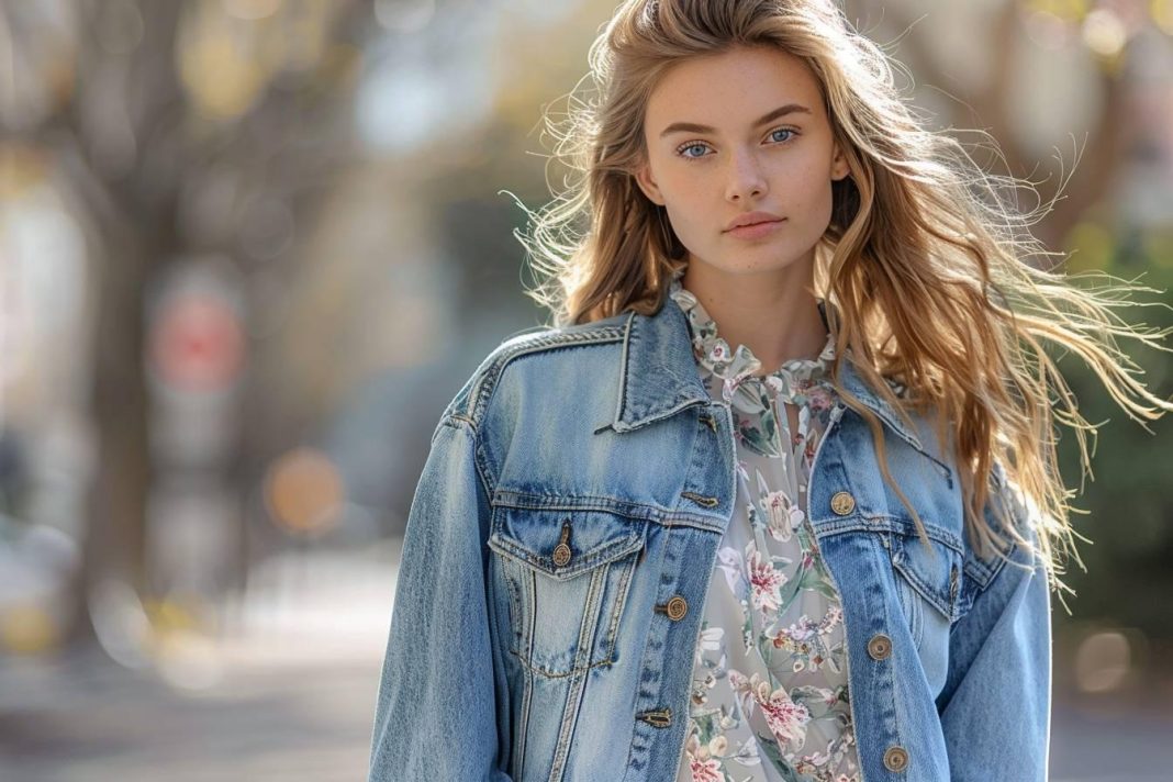 Veste en jean femme, bientot le retour du printemps