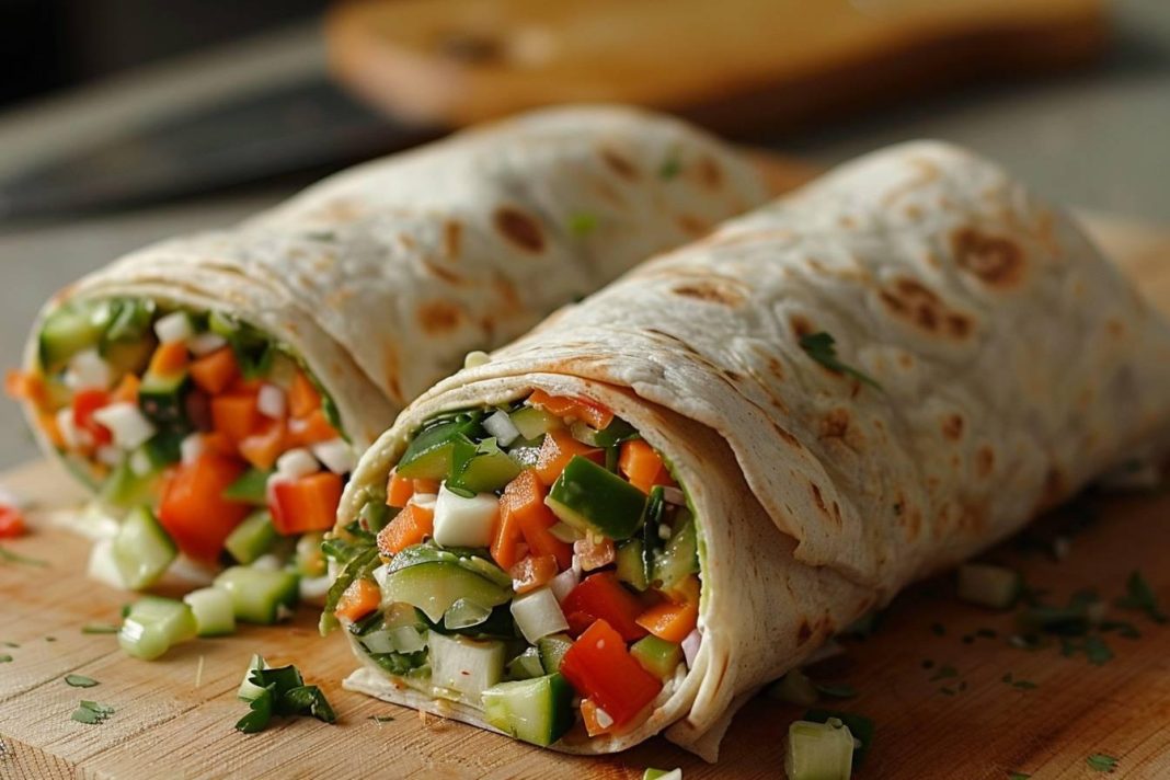 Wrap minceur : une recette saine qui vous accompagne pendant votre régime